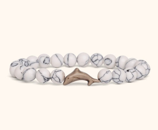 The Odyssey Bracelet White Howlite by Fahlo