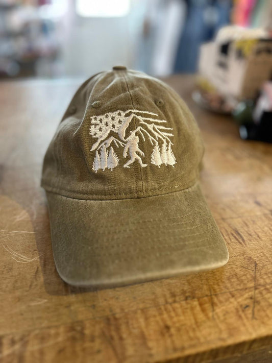 Stars & Stripes Embroidered Bigfoot Hat