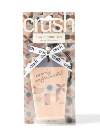 Crush stay in your lane car air freshener