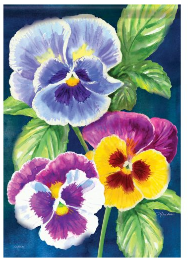 "Pansy Trio" Dura Soft™ Flag