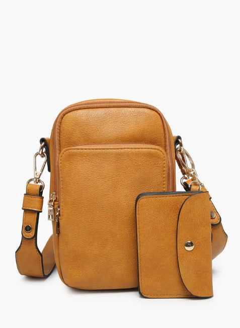 Parker Crossbody Purse Mustard