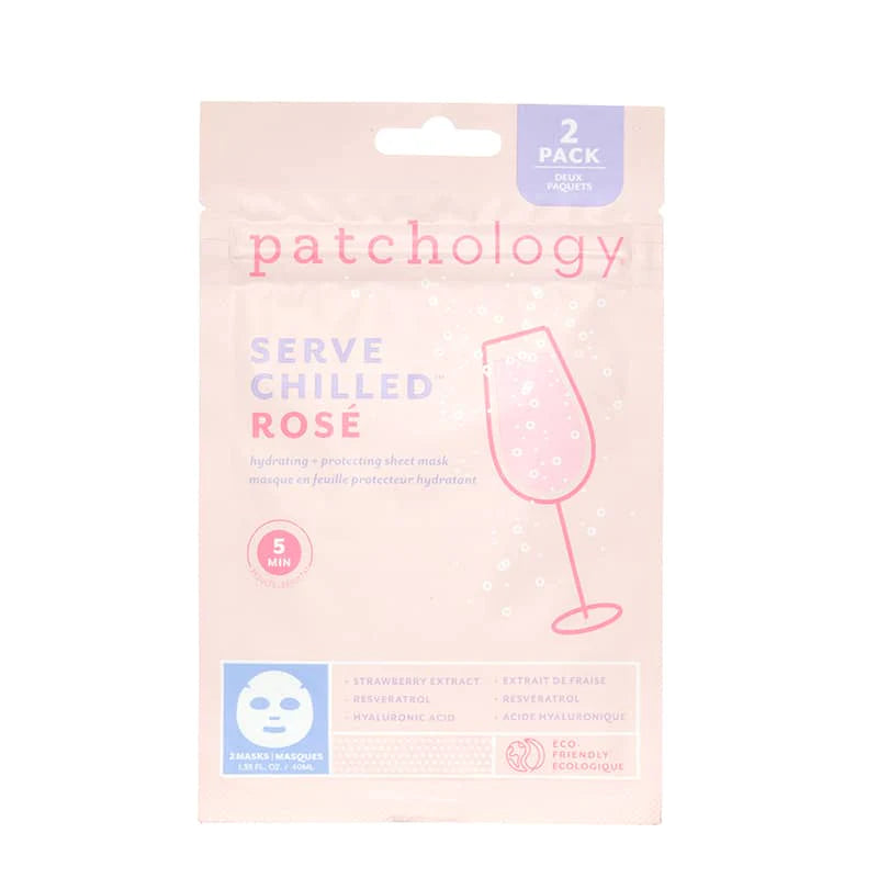 Serve Chilled Rose 2 Pack Face Masks