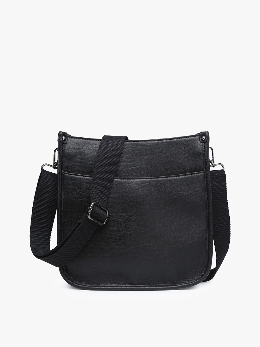 Posie Crossbody Bag with Removable Strap - Black