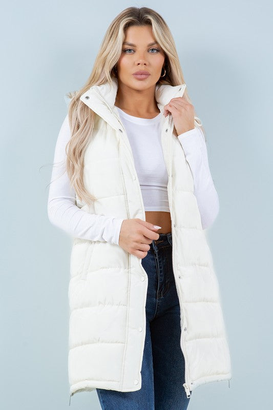 Serena Puffer Long Vest