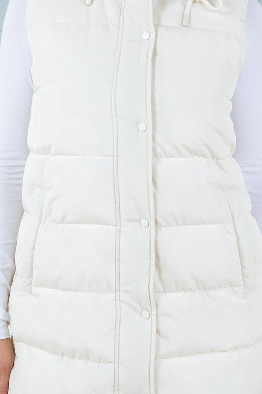 Serena Puffer Long Vest