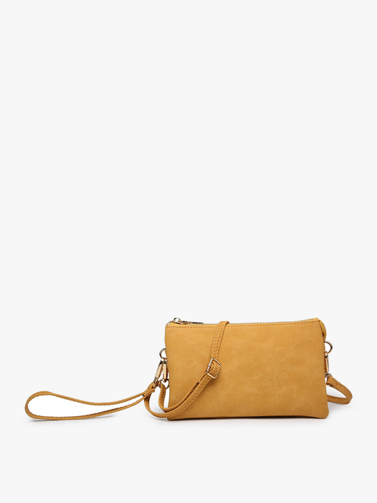 Riley-Nubuck-Mustard Purse