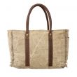 French Countryside Patchwork Weekender Bag S-7883