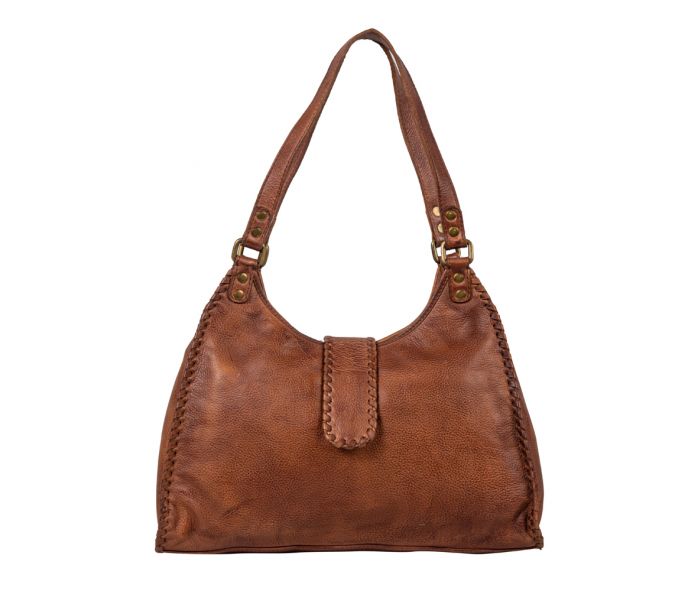 Lobeth Accent Hairon and Leather Bag S-8153