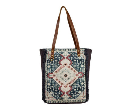 Homestyle Warmth Embroidered Tote Bag S-8183