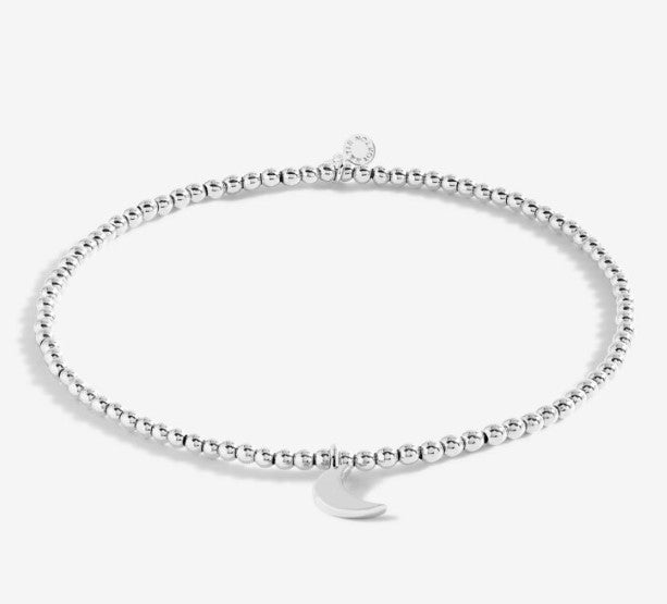 ANKLET | SILVER MOON | Silver | 9 1/16" stretch