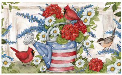 Stars and Stripes Watering Can MatMate