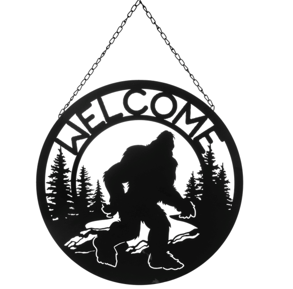 Laser Cut Bigfoot Wall Decor