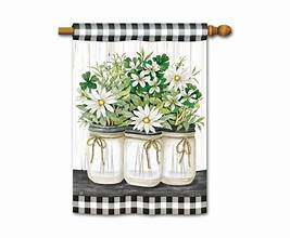 Farmhouse Daisies Standard Flag