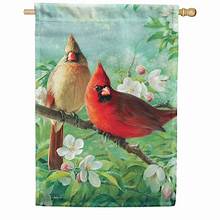 Cardinal Blossoms Standard Flag