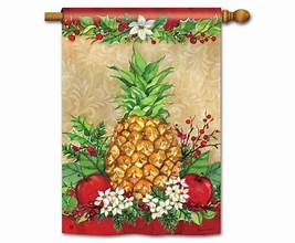 Holiday Pineapple Standard Flag