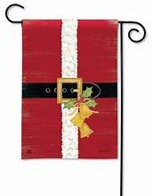 Santa Suit Garden Flag