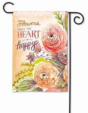 Fresh Flowers Garden Flag