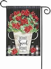 Sweet Home Geraniums Garden Flag