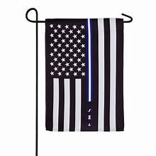 EMS Thin White Line Garden Suede Flag