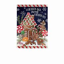 Sweet Christmas Garden Suede Flag