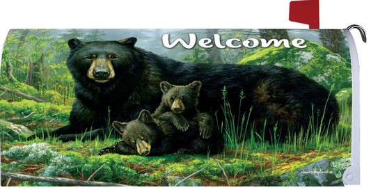 Three Bears Mailbox Cover
