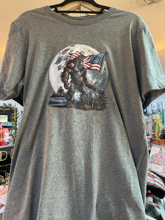 Bigfoot Sasquatch T-Shirt (Grey)