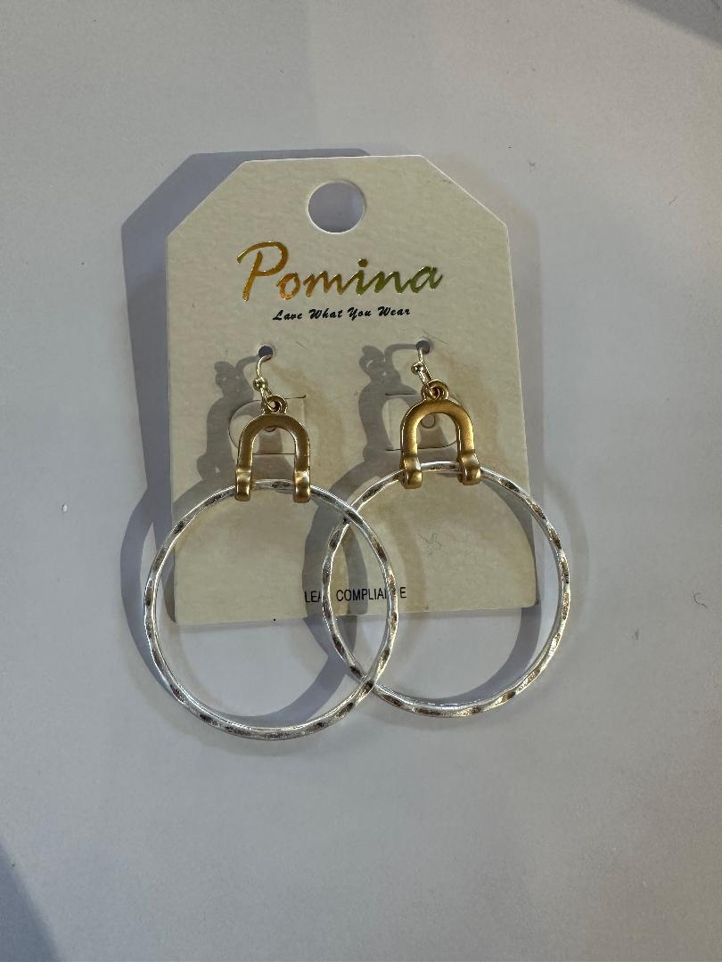 Horseshoes and Hoops Earrings