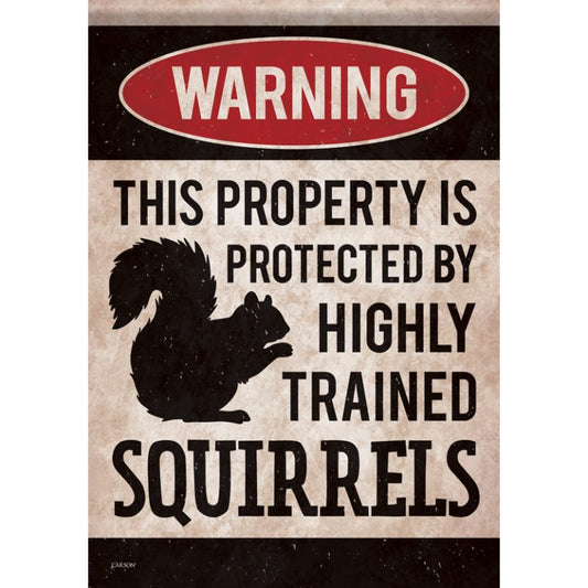 "Trained Squirrels" Dura Soft™ Flag