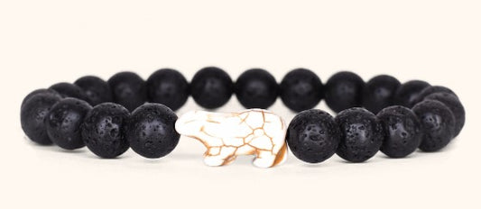 The Venture Bracelet Lava Stone by Fahlo