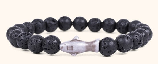 The Voyage Bracelet Lava Stone by Fahlo