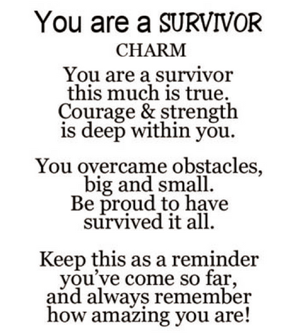 You are a Survivor Charm