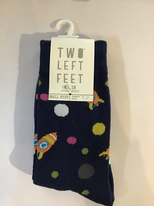 TWO LEFT FEET Intergalactic Socks