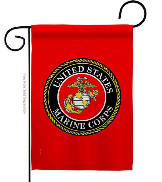 Two Group Flag Co - US Military Marine Corps Armed Forces Military Decor Flag