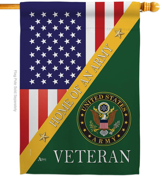 Two Group Flag Co - Home of Army Armed Forces Military Veteran USA Decor Flag