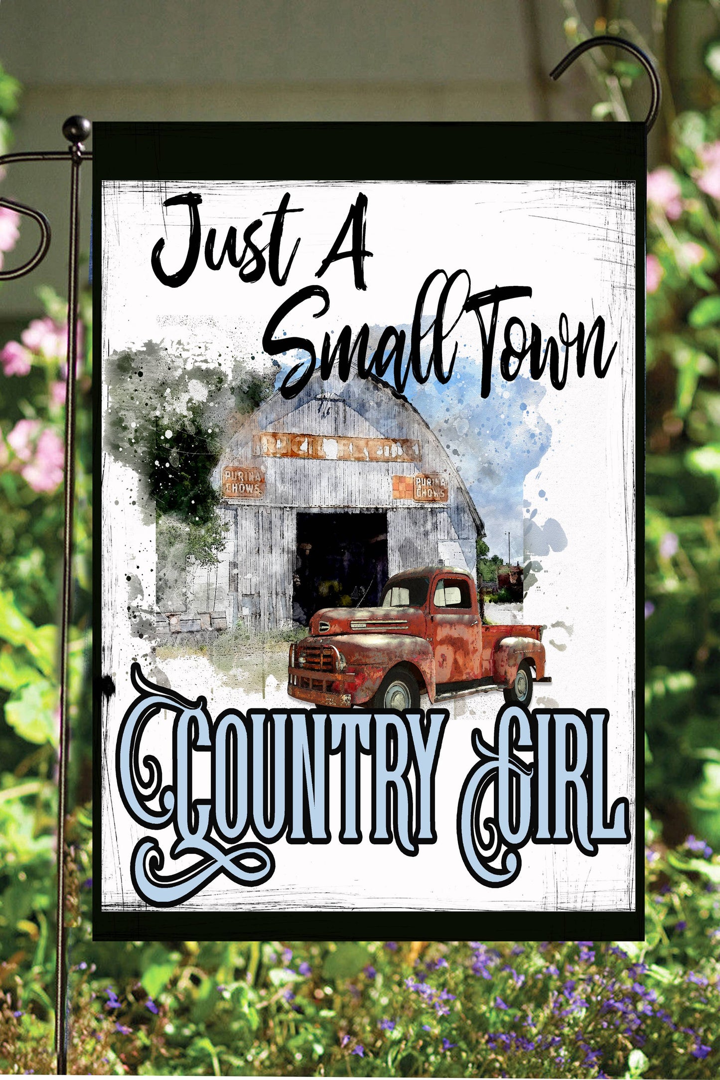 Just a Country Girl Garden Flag G1578