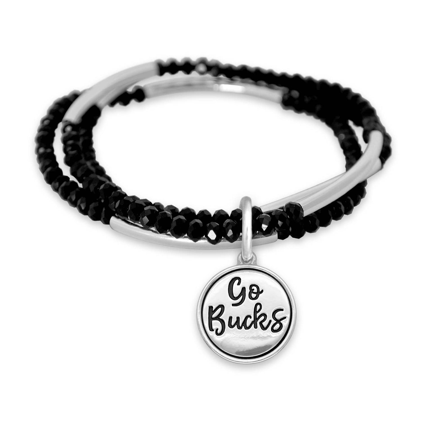 From The Heart - Ohio State Buckeyes Chloe Spirit Slogan Bracelet