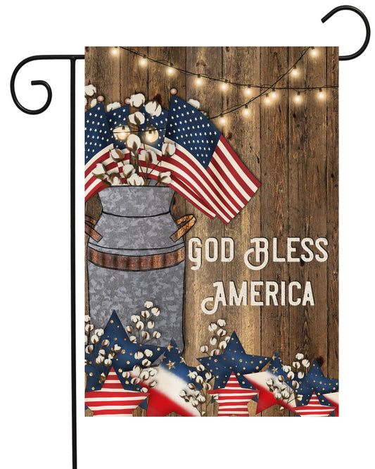 God Bless America Garden Flag G2217