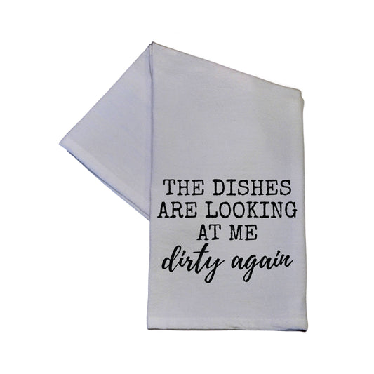 The Dishes Are Looking Funny Towel 16x24 Hand Towel