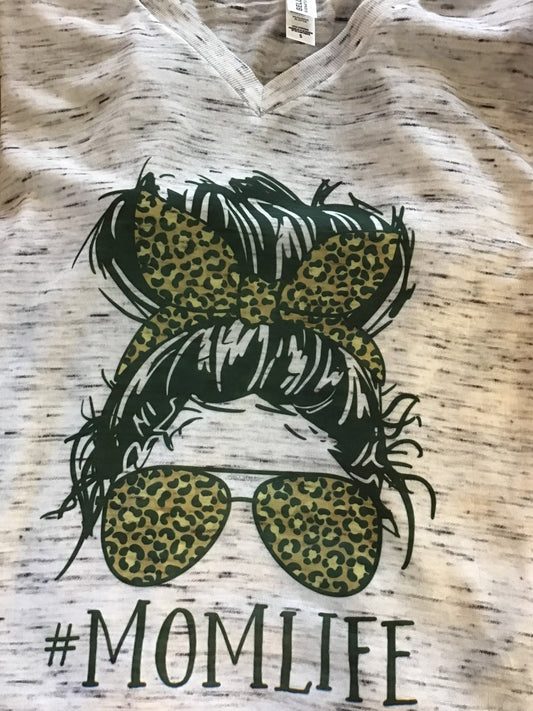Mom Life V-Neck T-Shirt