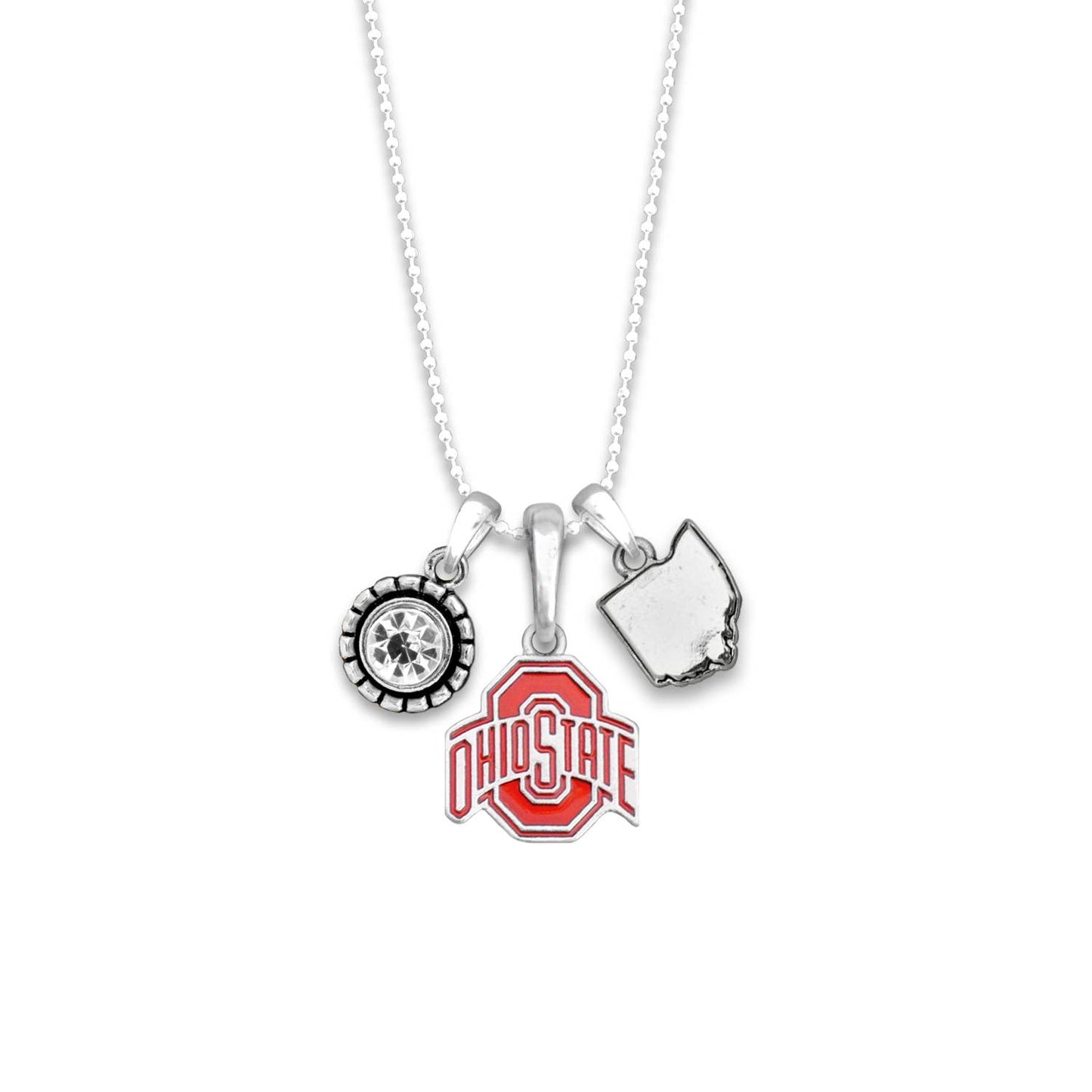 Ohio State Buckeyes Home Sweet School Necklace