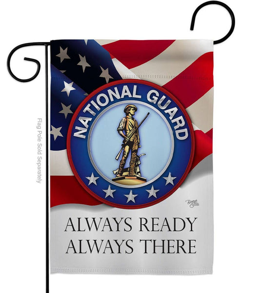 Two Group Flag Co - National Guard Armed Forces Military Army Decor Flag