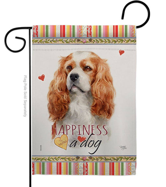 Cavalier King Spaniel Happiness Animals Dog Decor Flag