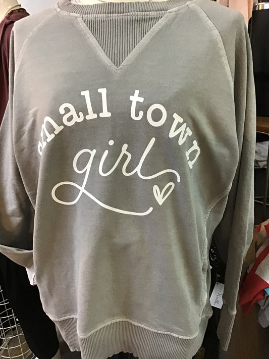 Light Grey Small Town Girl Sweatshirt