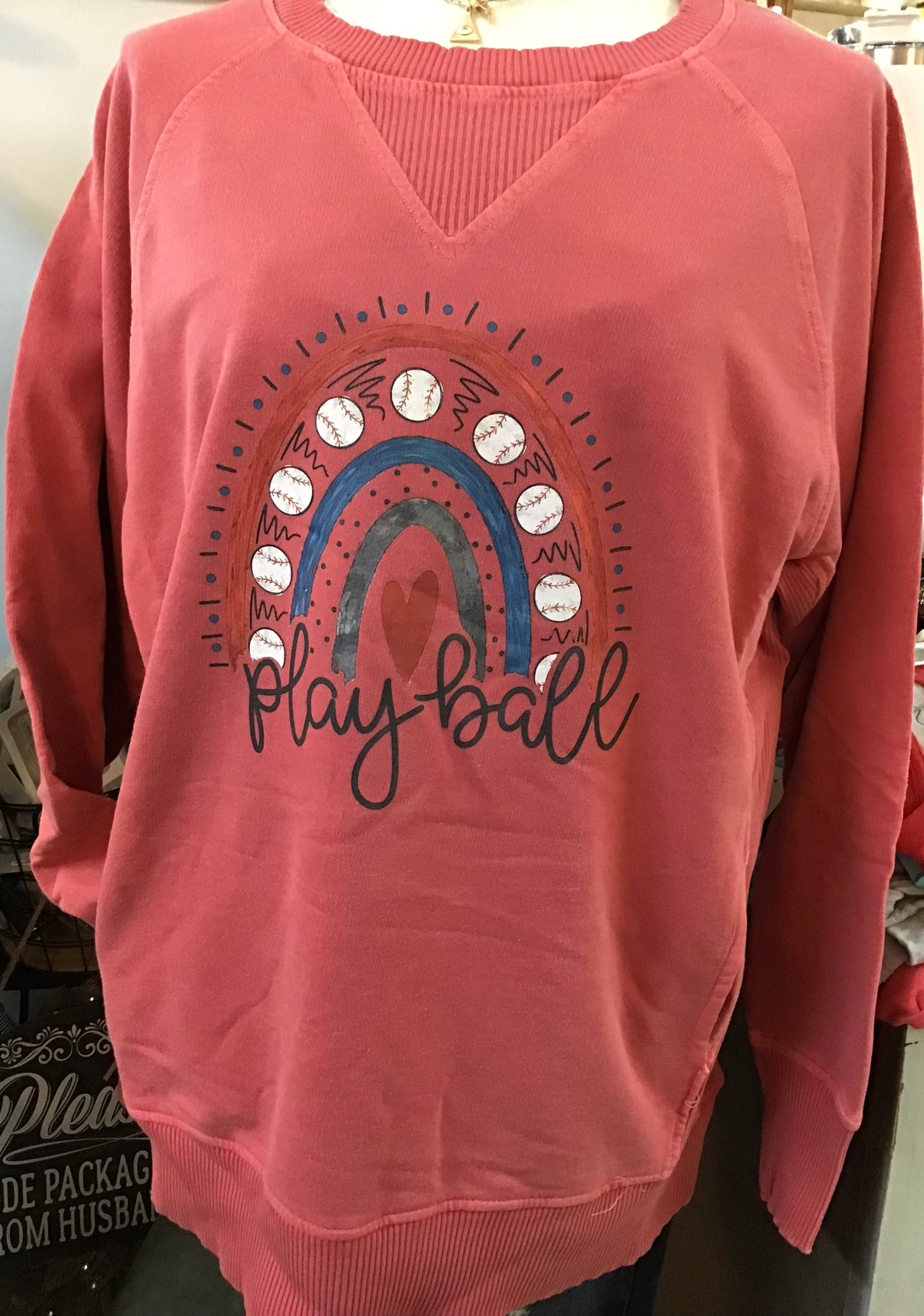 Play Ball Baseball Sweatshirt