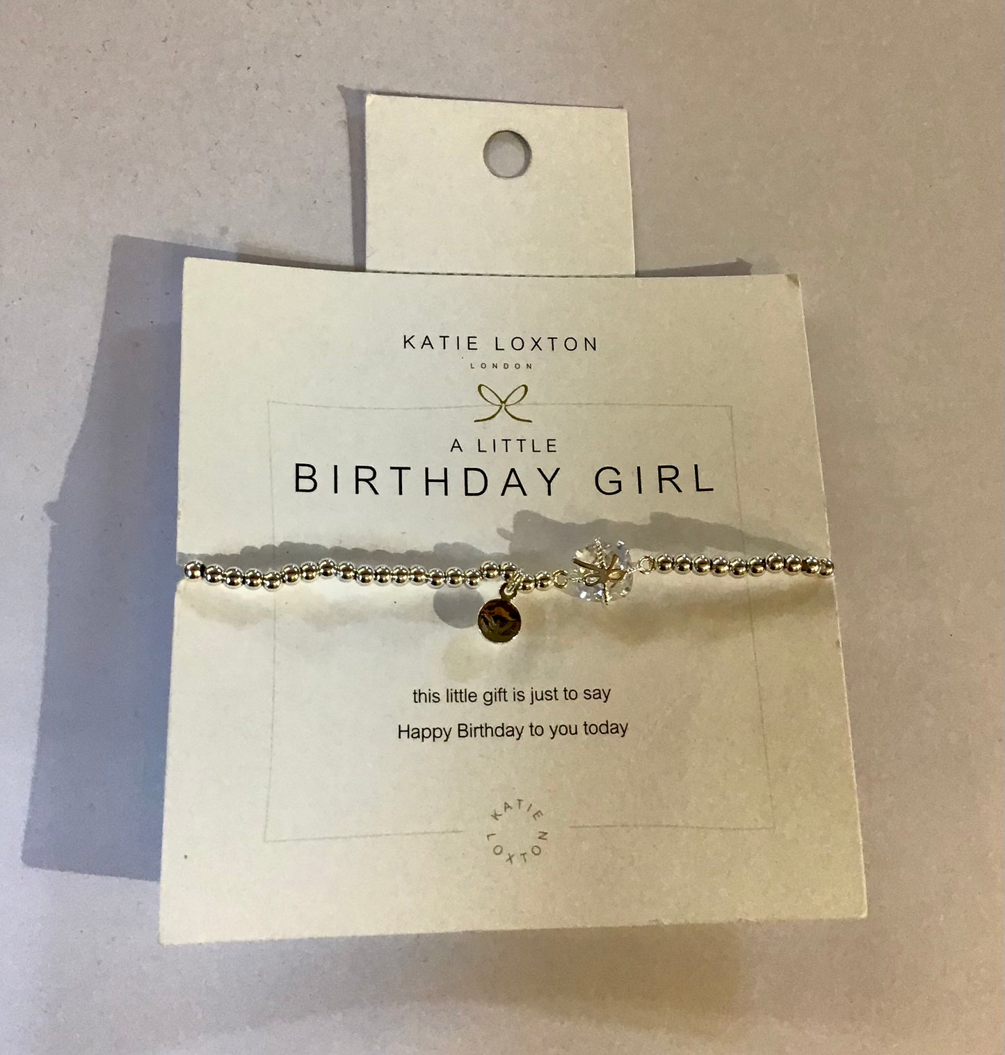 a little Birthday Girl Bracelet