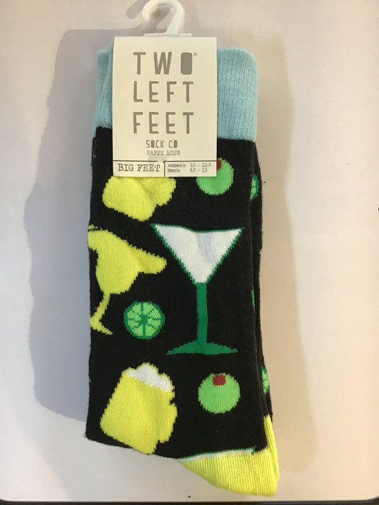 TWO LEFT FEET Happy Hour Socks