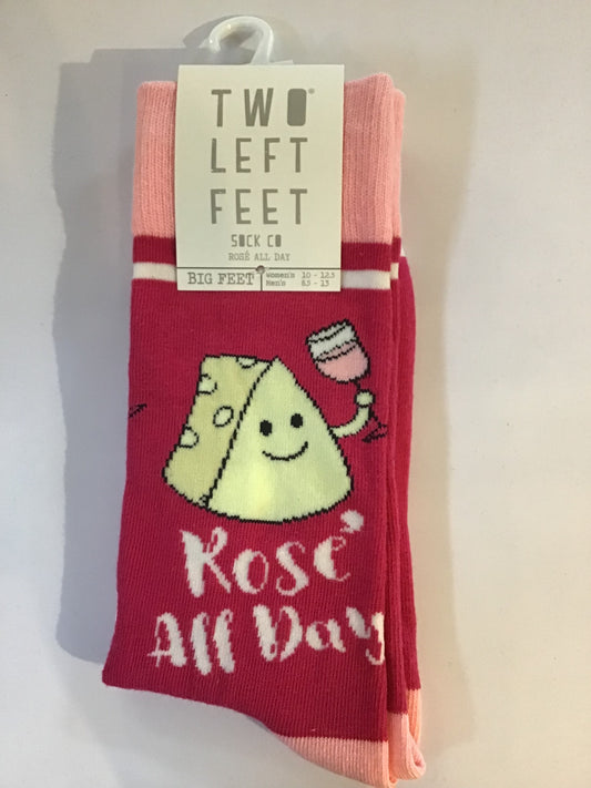 TWO LEFT FEET Rose all Day Socks