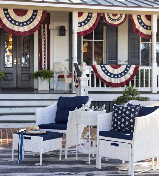 Half-Round Americana Flag Bunting