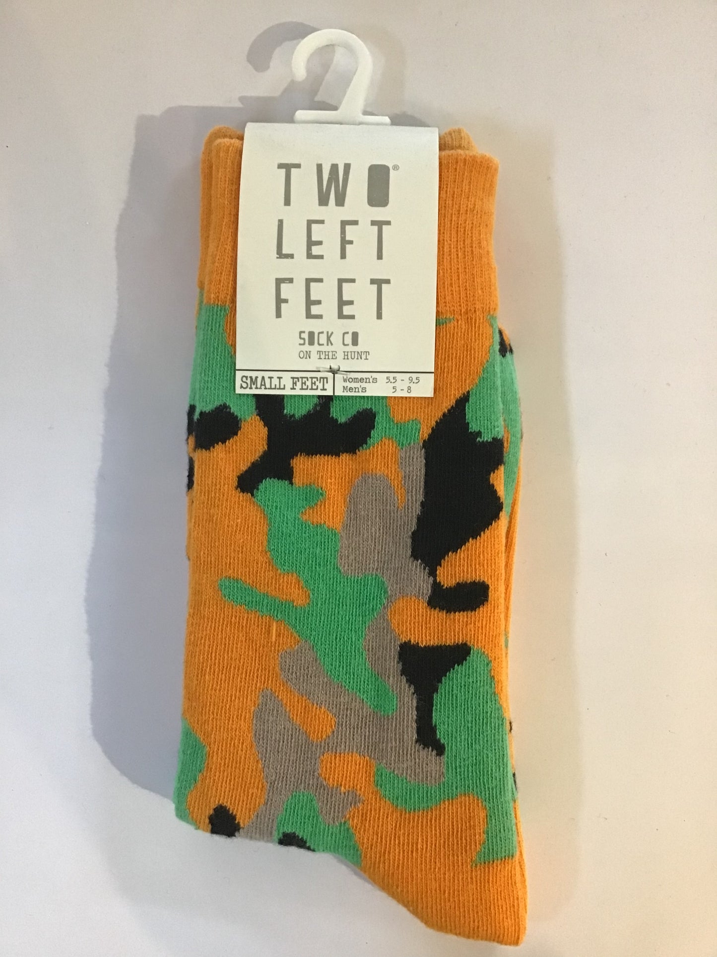 TWO LEFT FEET On the Hunt Socks