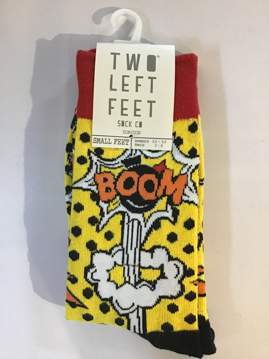 TWO LEFT FEET Comicon Socks